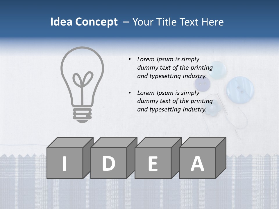 Background Thread Craft PowerPoint Template