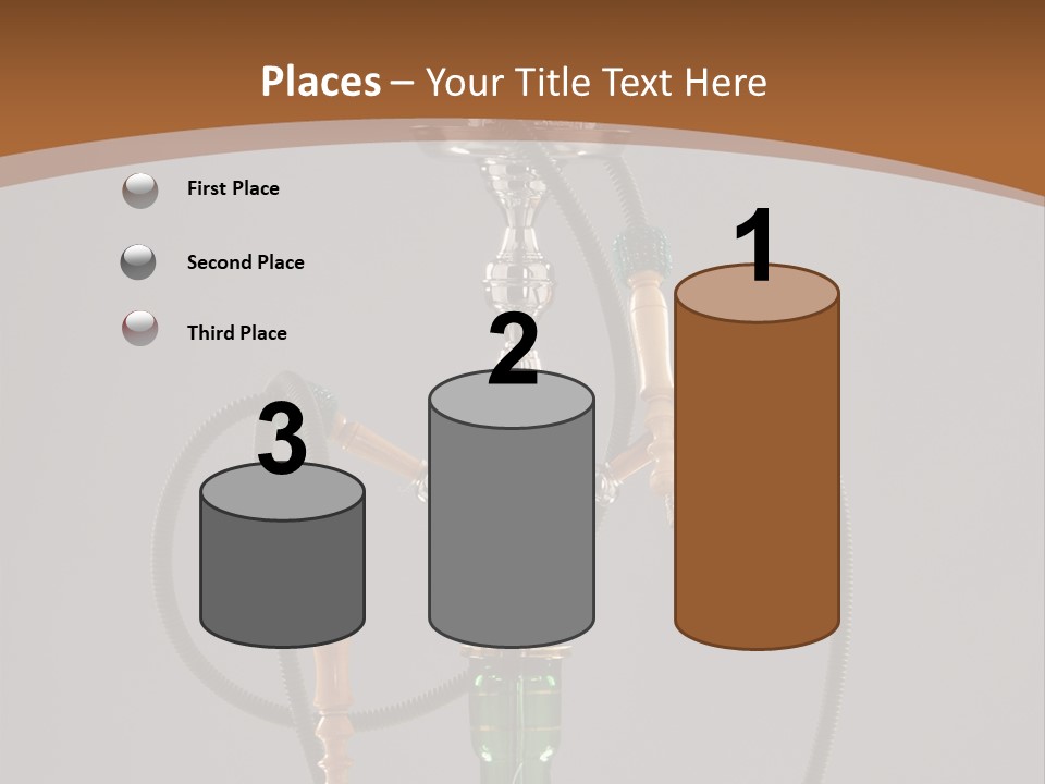 Arabia Addiction Isolated PowerPoint Template