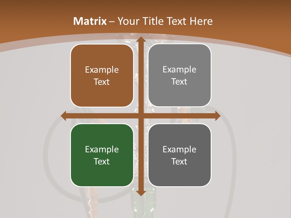 Arabia Addiction Isolated PowerPoint Template