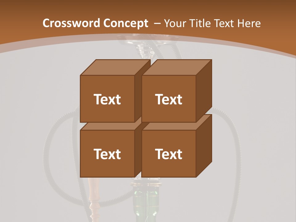 Arabia Addiction Isolated PowerPoint Template