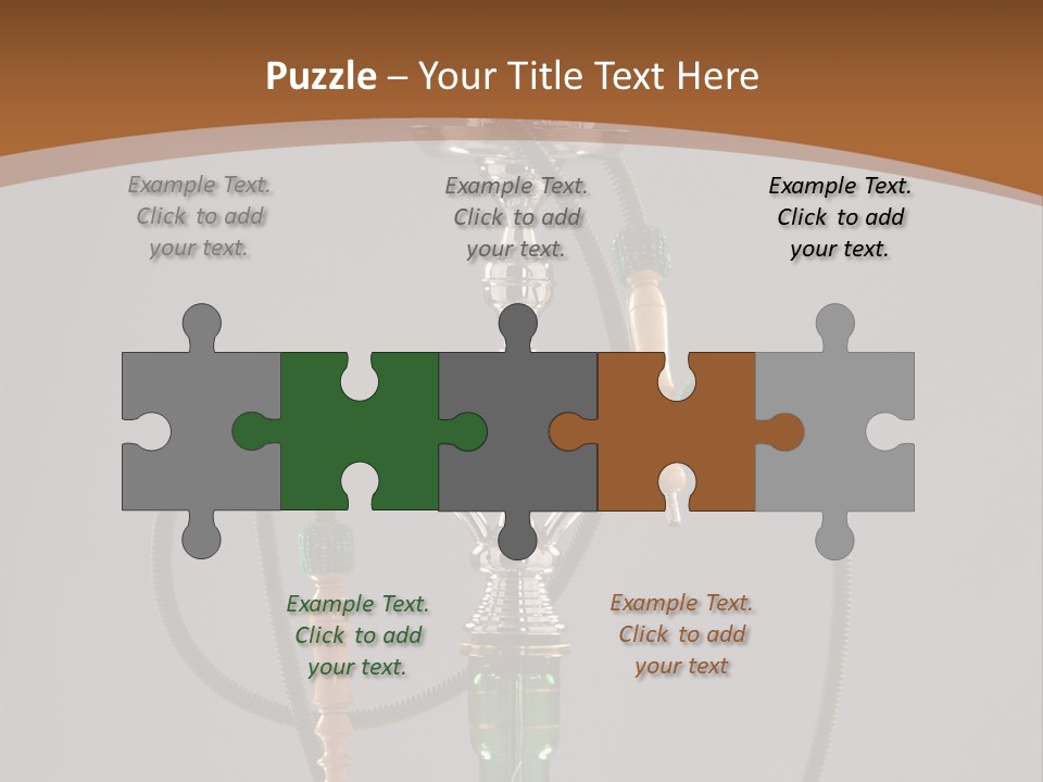 Arabia Addiction Isolated PowerPoint Template