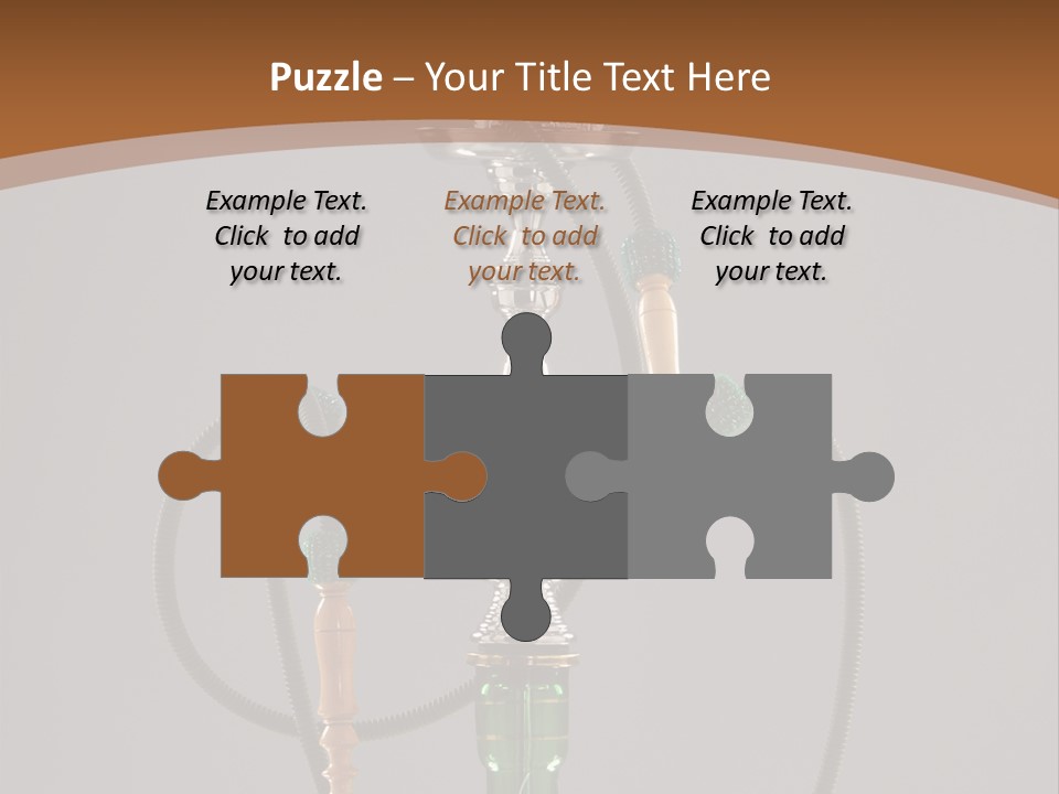 Arabia Addiction Isolated PowerPoint Template