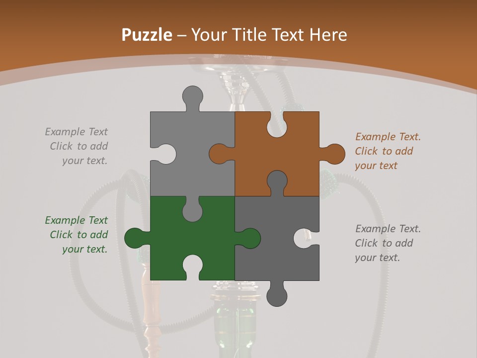 Arabia Addiction Isolated PowerPoint Template