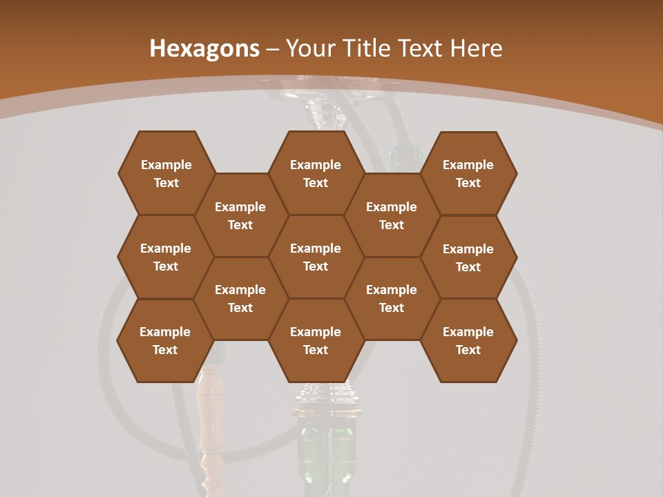 Arabia Addiction Isolated PowerPoint Template