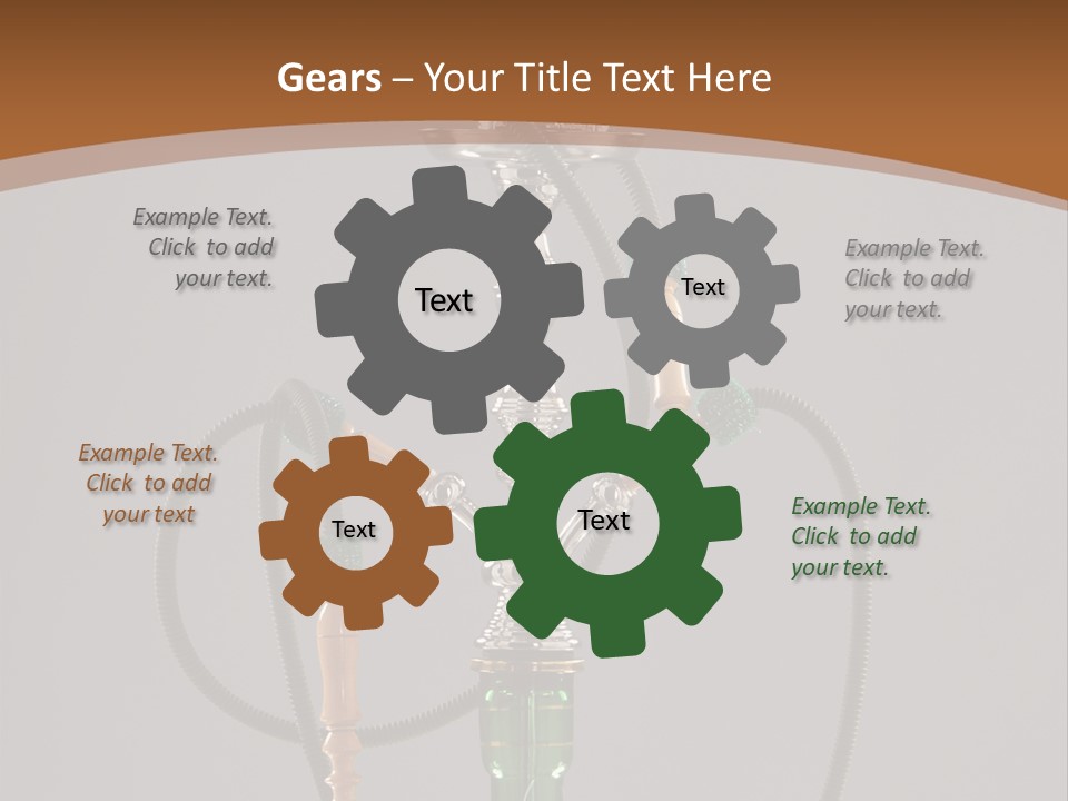 Arabia Addiction Isolated PowerPoint Template