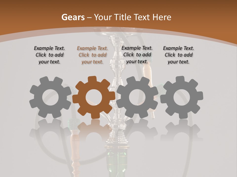 Arabia Addiction Isolated PowerPoint Template