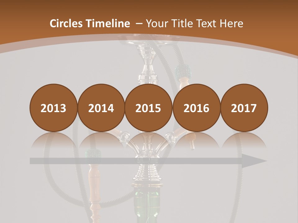 Arabia Addiction Isolated PowerPoint Template