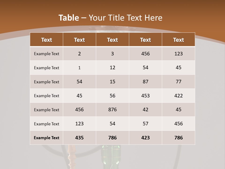 Arabia Addiction Isolated PowerPoint Template