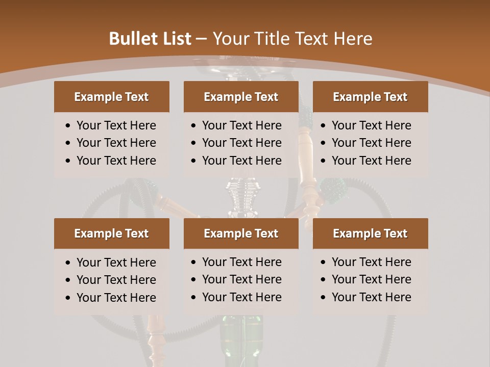Arabia Addiction Isolated PowerPoint Template