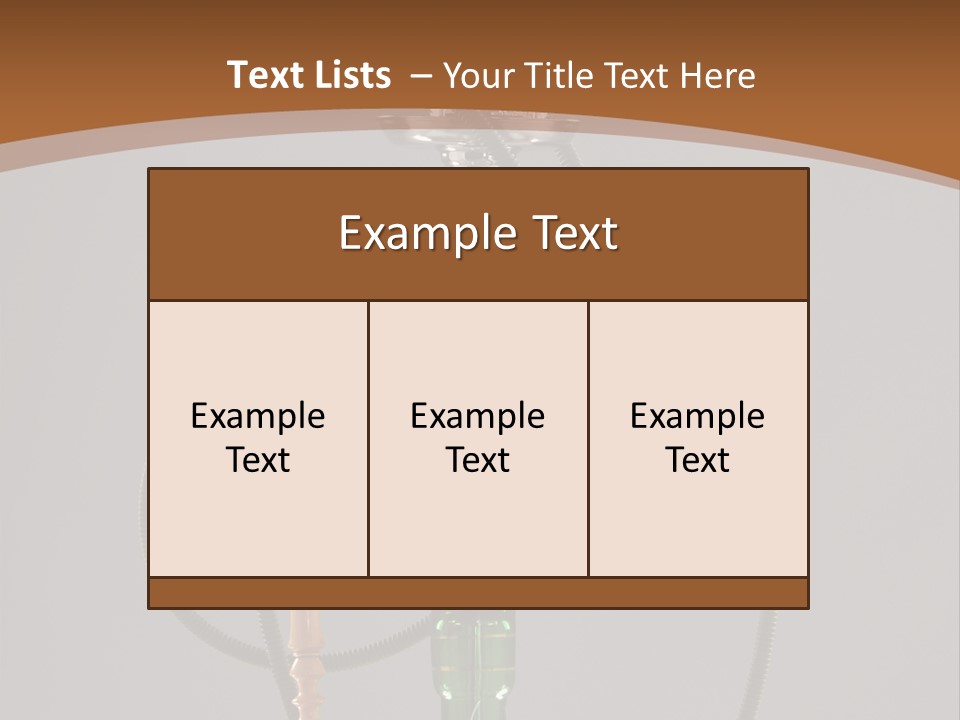 Arabia Addiction Isolated PowerPoint Template
