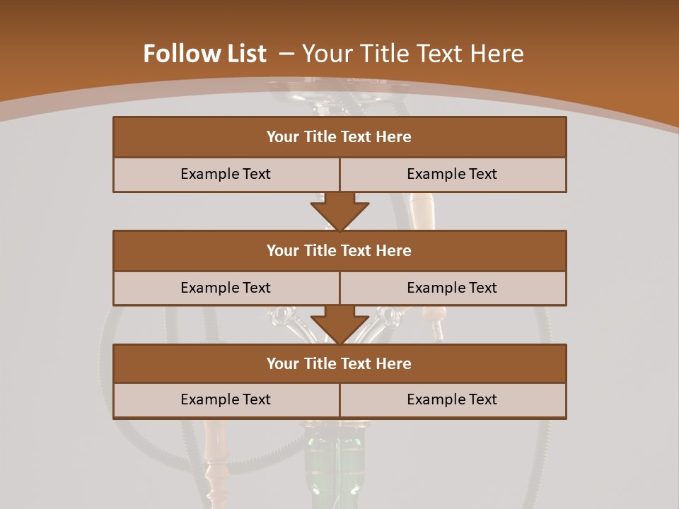 Arabia Addiction Isolated PowerPoint Template