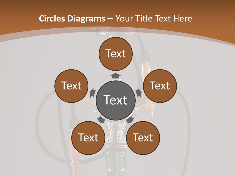Arabia Addiction Isolated PowerPoint Template