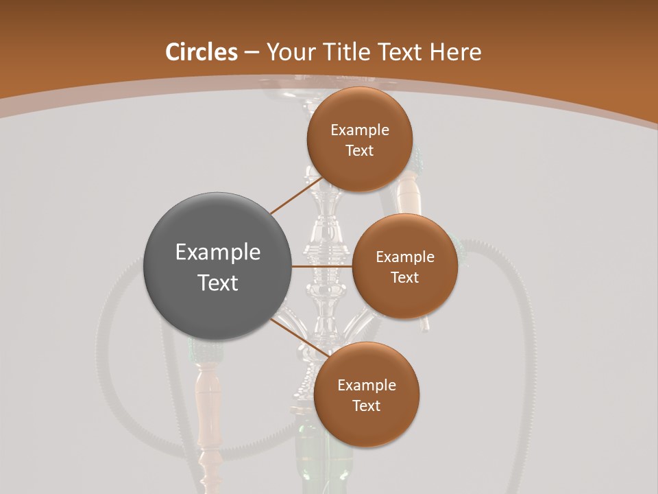 Arabia Addiction Isolated PowerPoint Template