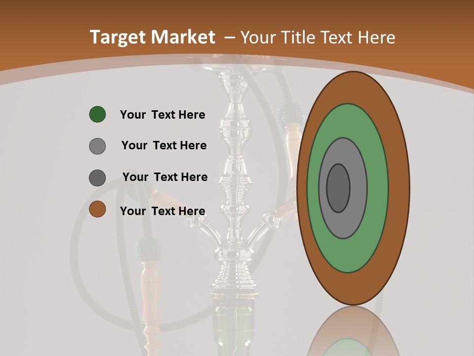 Arabia Addiction Isolated PowerPoint Template