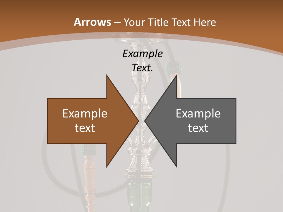 Arabia Addiction Isolated PowerPoint Template