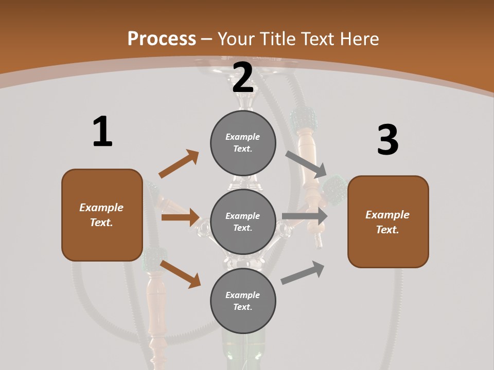 Arabia Addiction Isolated PowerPoint Template
