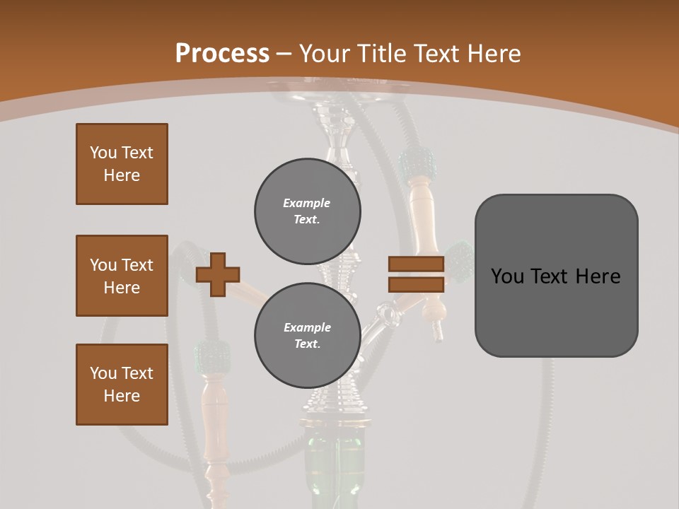 Arabia Addiction Isolated PowerPoint Template