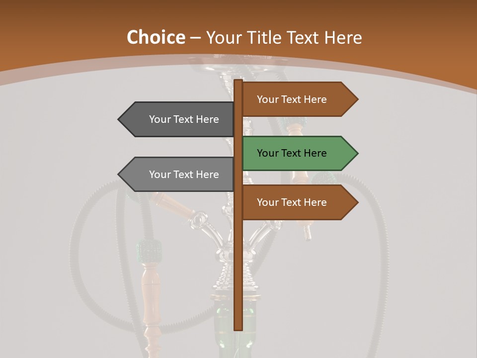 Arabia Addiction Isolated PowerPoint Template