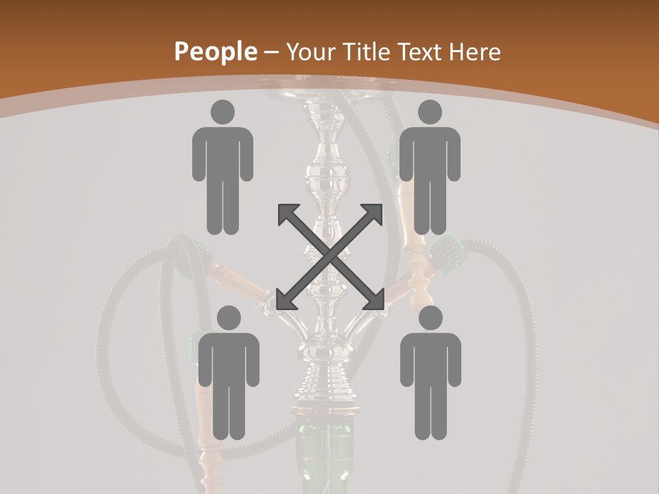 Arabia Addiction Isolated PowerPoint Template