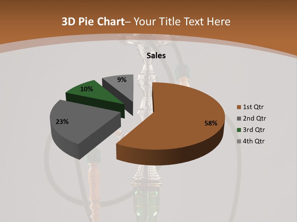 Arabia Addiction Isolated PowerPoint Template