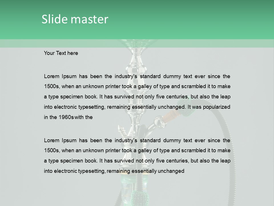 Studio Turkish Tobacco PowerPoint Template