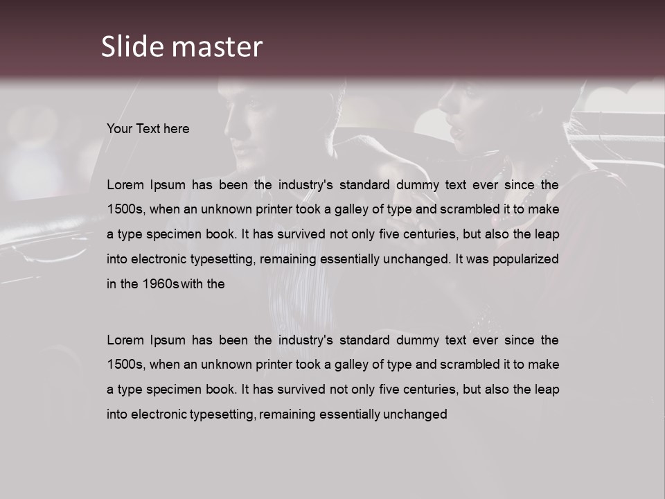 Happiness New Beauty PowerPoint Template