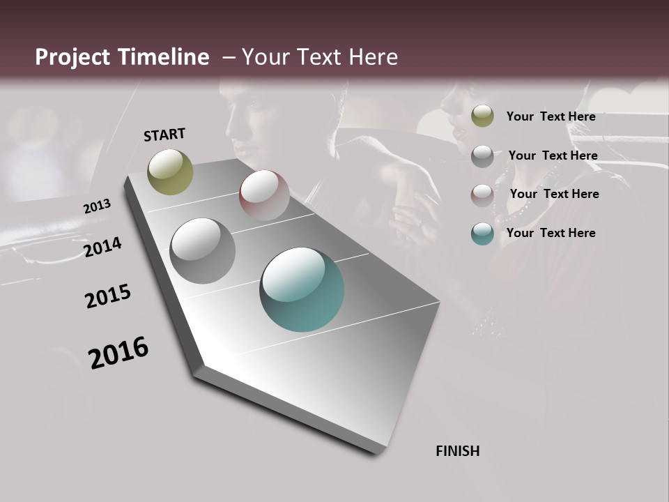 Happiness New Beauty PowerPoint Template