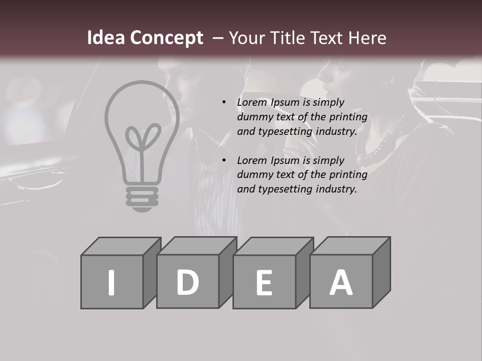 Happiness New Beauty PowerPoint Template