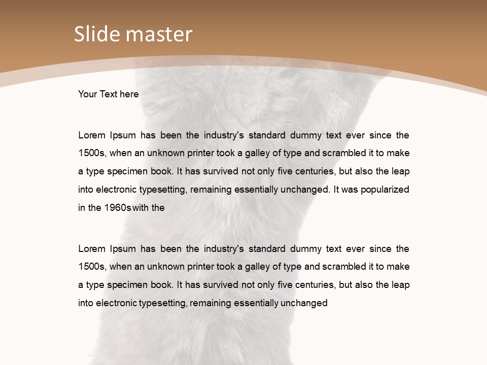 Hair Pedigree Fun PowerPoint Template