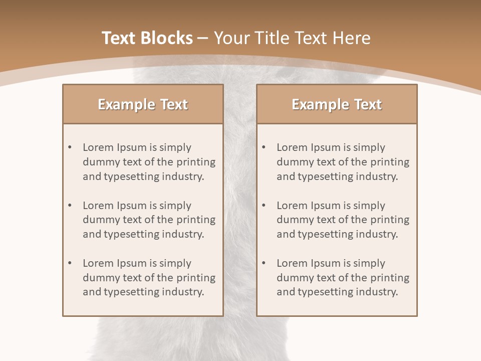 Hair Pedigree Fun PowerPoint Template