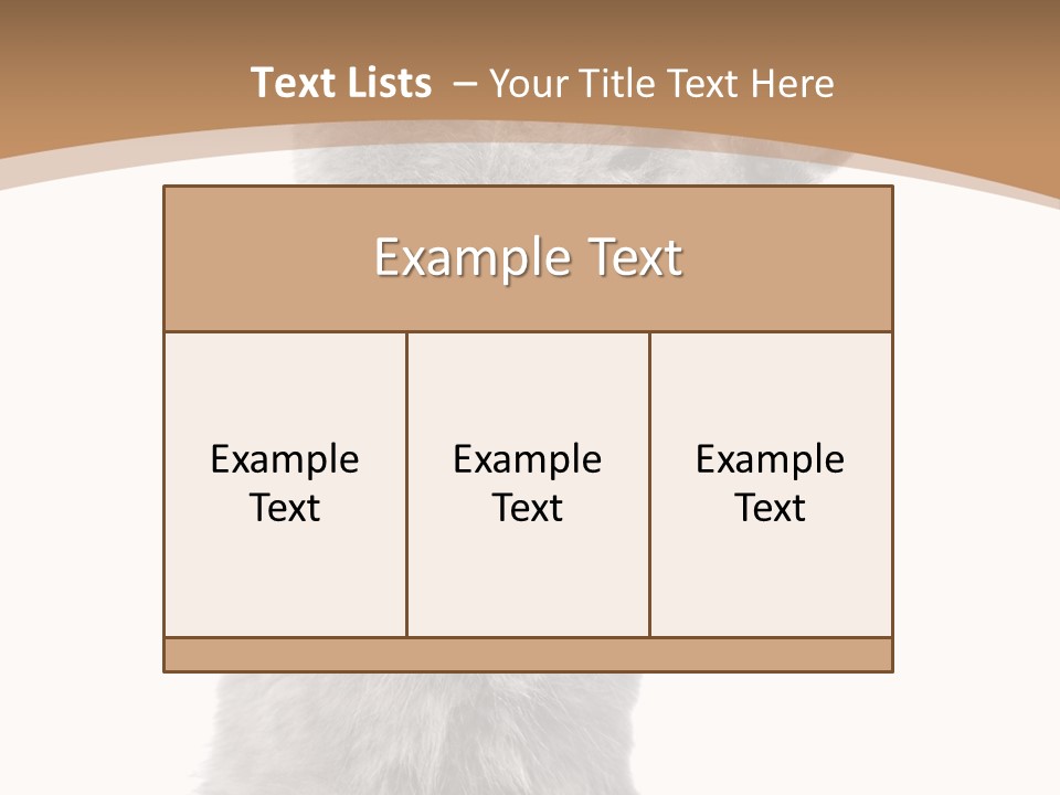 Hair Pedigree Fun PowerPoint Template