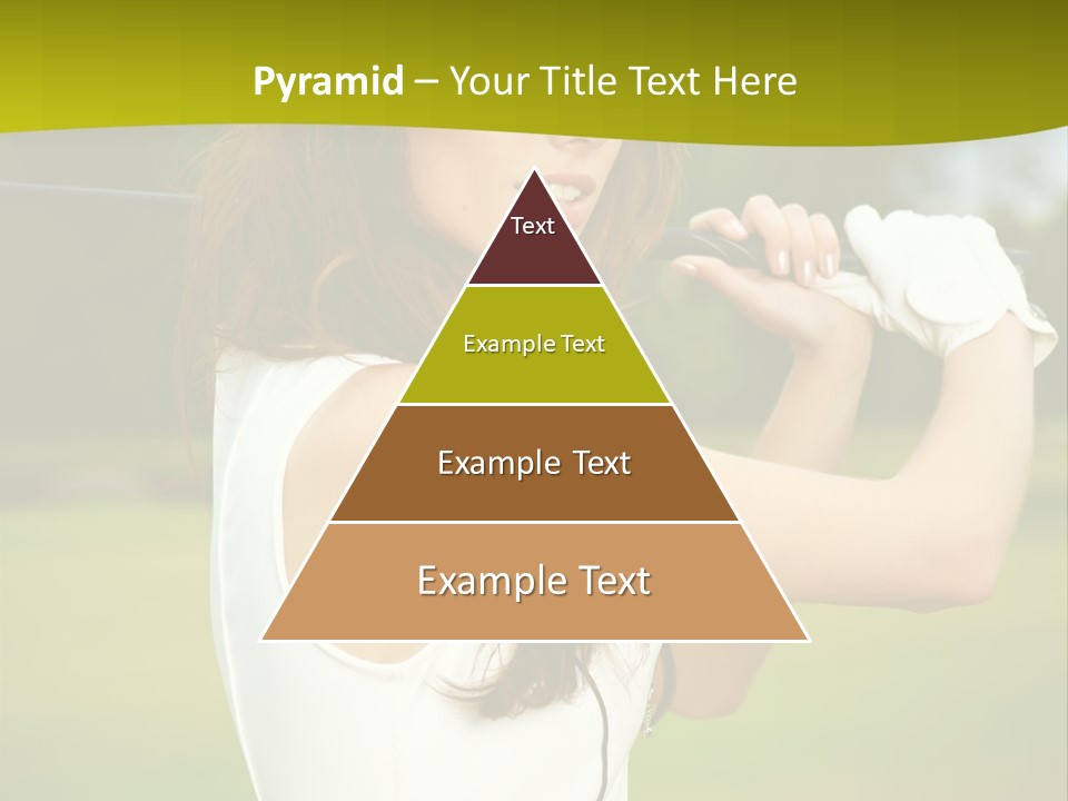 Woman Nature Grass PowerPoint Template