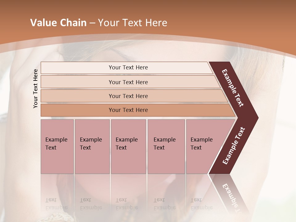 Portrait Healthy Girl PowerPoint Template