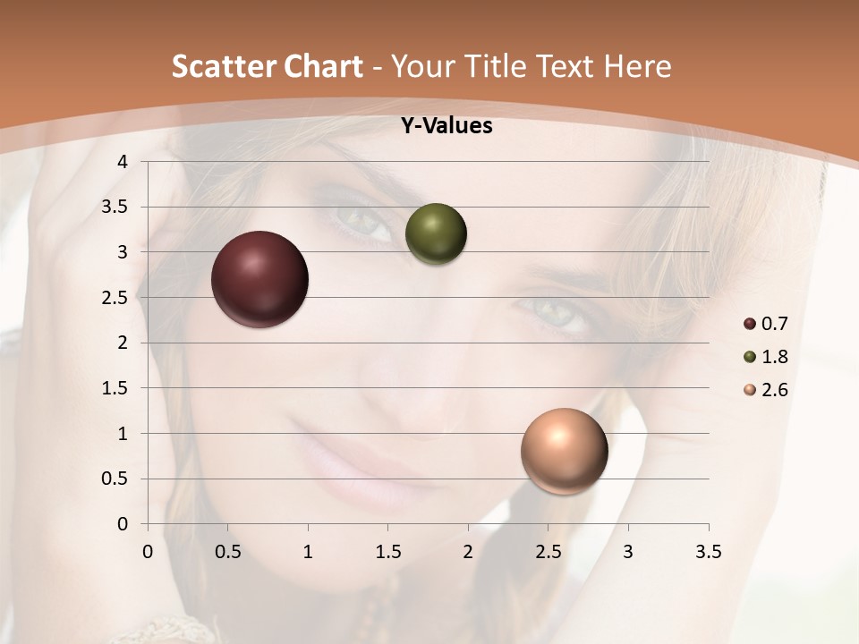 Portrait Healthy Girl PowerPoint Template