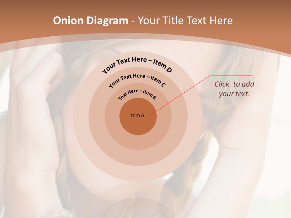 Portrait Healthy Girl PowerPoint Template