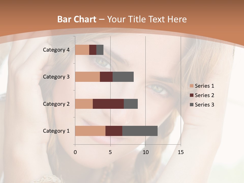 Portrait Healthy Girl PowerPoint Template