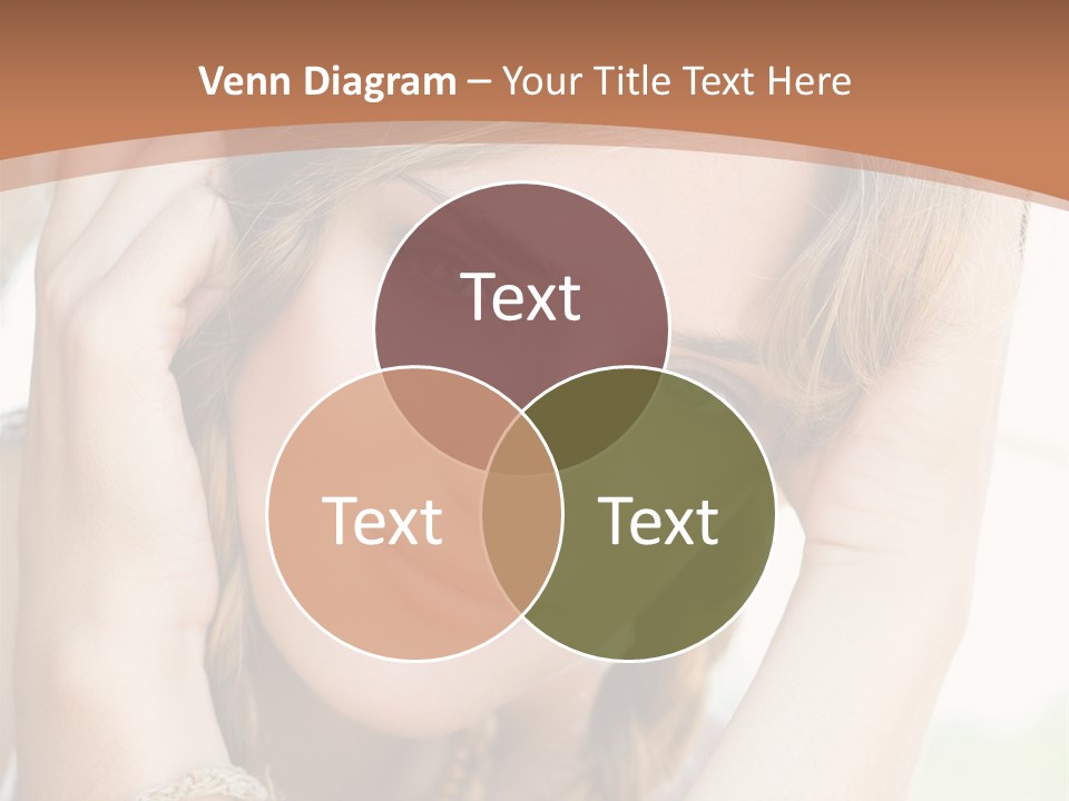 Portrait Healthy Girl PowerPoint Template