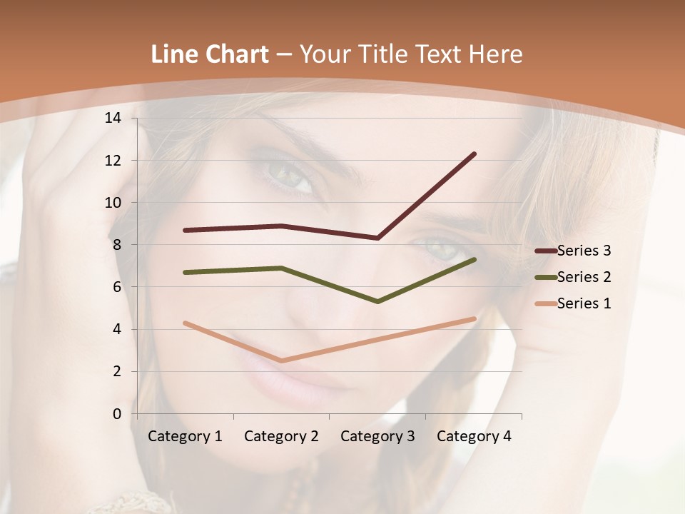 Portrait Healthy Girl PowerPoint Template