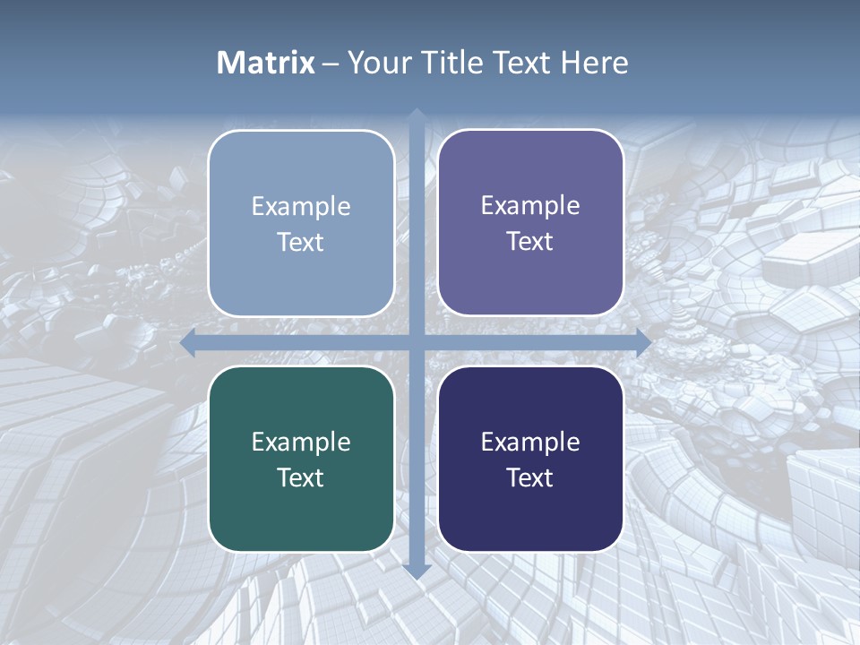Card Shape Rectangles PowerPoint Template