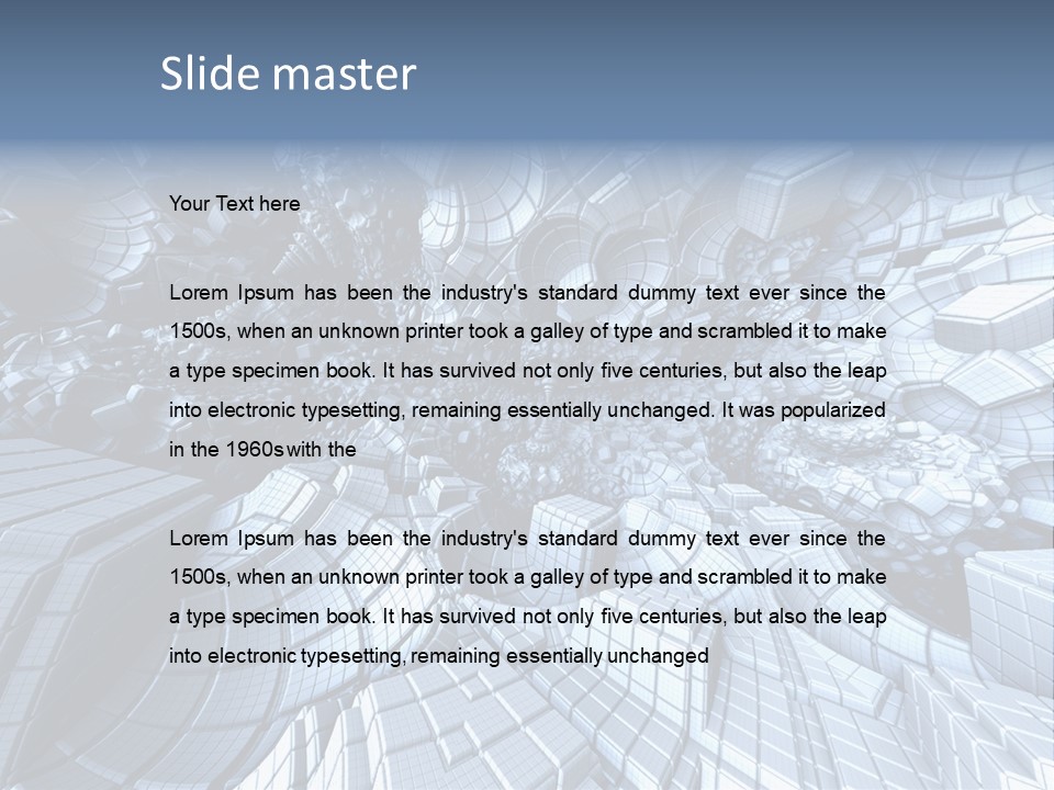 Card Shape Rectangles PowerPoint Template