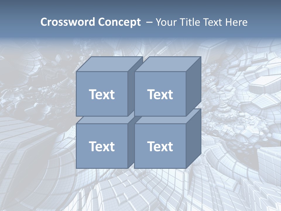 Card Shape Rectangles PowerPoint Template