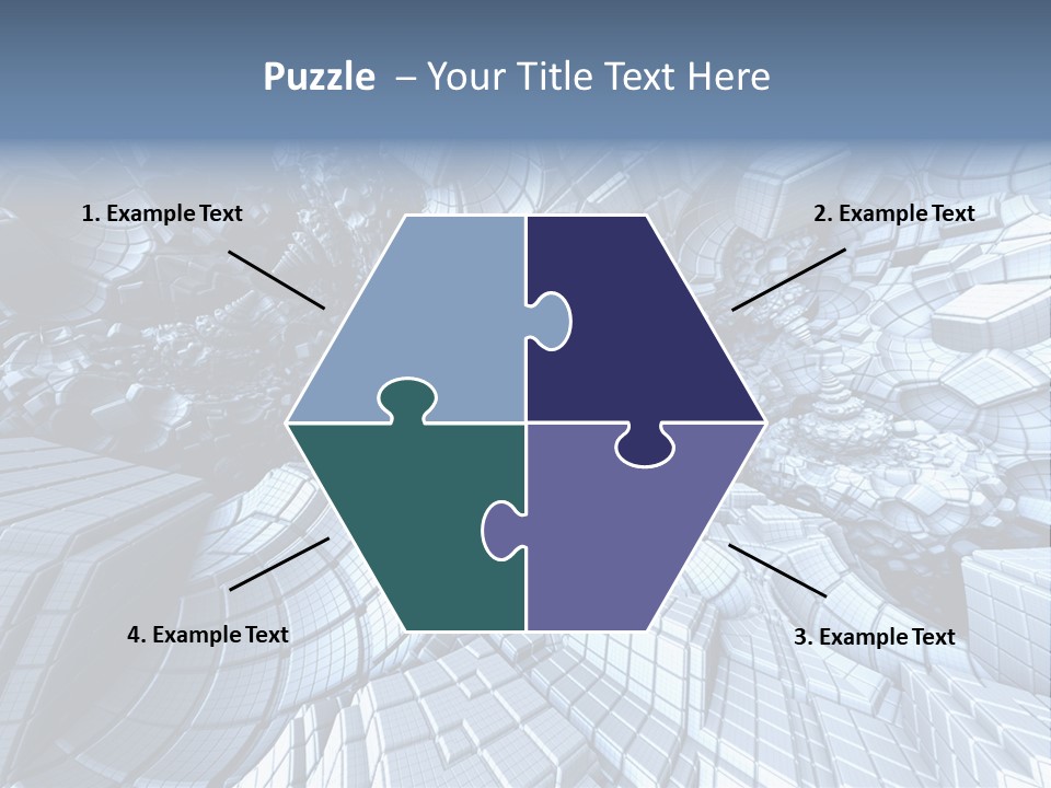 Card Shape Rectangles PowerPoint Template