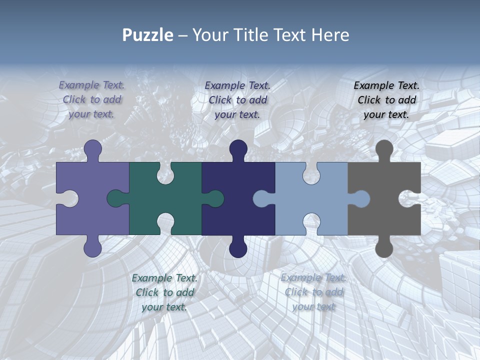 Card Shape Rectangles PowerPoint Template