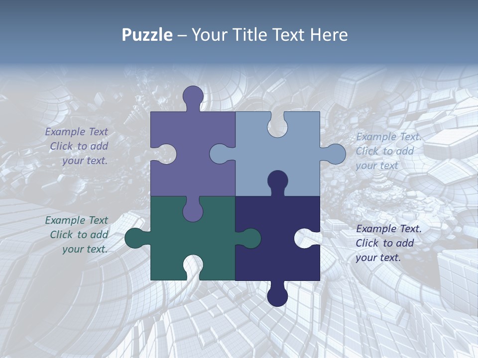 Card Shape Rectangles PowerPoint Template