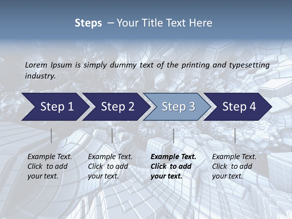 Card Shape Rectangles PowerPoint Template