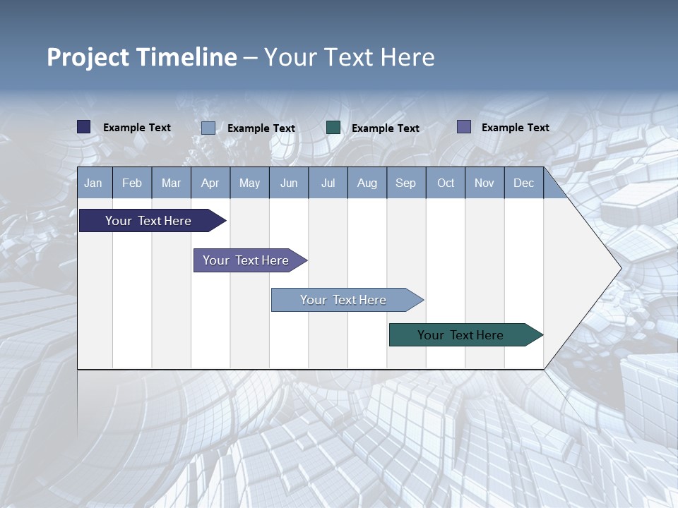 Card Shape Rectangles PowerPoint Template