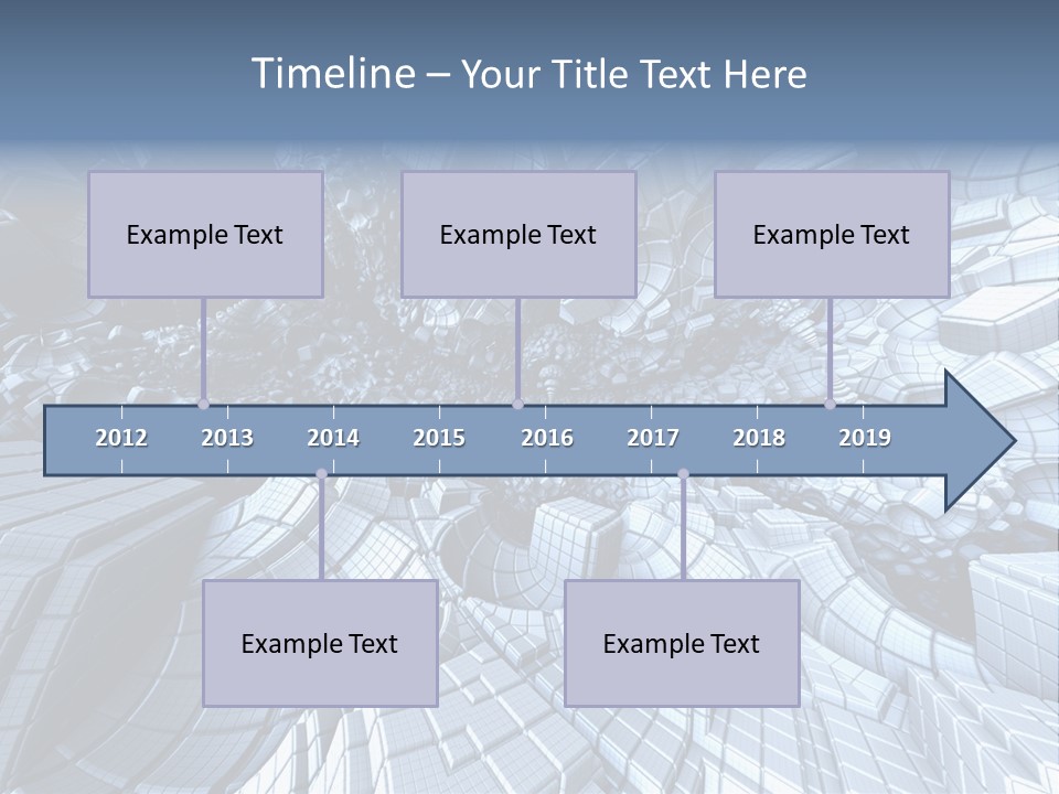 Card Shape Rectangles PowerPoint Template