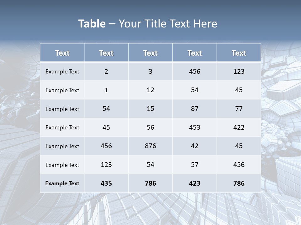 Card Shape Rectangles PowerPoint Template