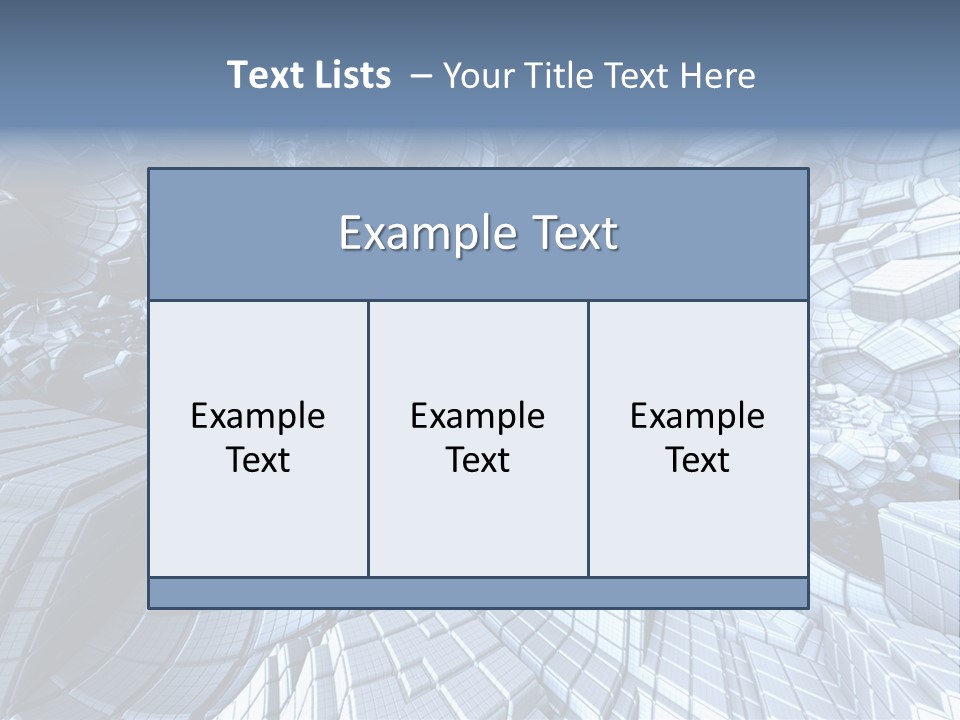 Card Shape Rectangles PowerPoint Template