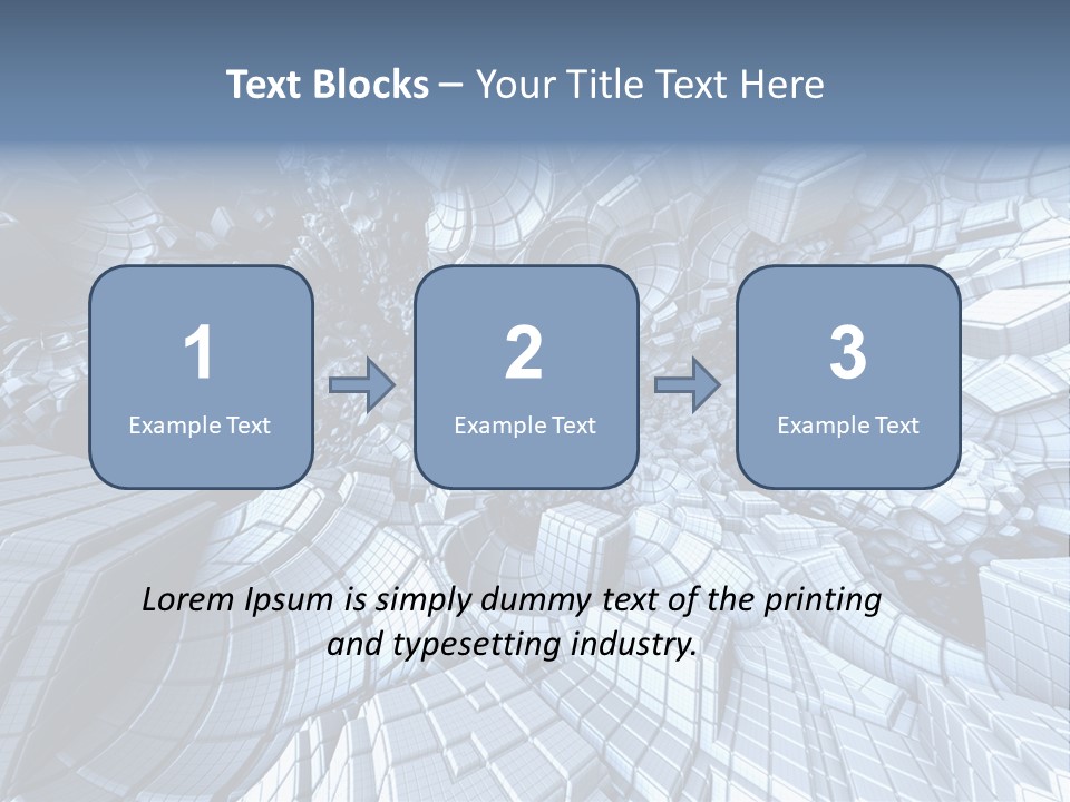 Card Shape Rectangles PowerPoint Template